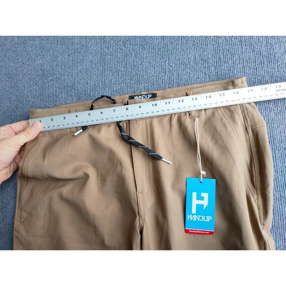 Handup Pants Mens Medium Khaki AT+ Plus Cycling Hiking Outdoor Lightweigh 33x32 - Picture 4 of 9